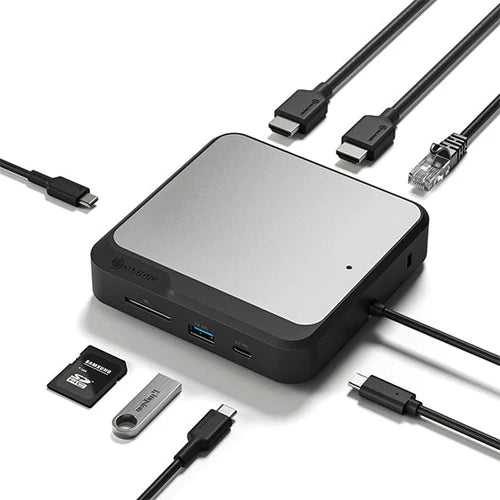 Clarity Max 32" UHD 4K Monitor with USB-C Power Delivery + Dual 4K Universal Docking Station – DisplayPort Edition