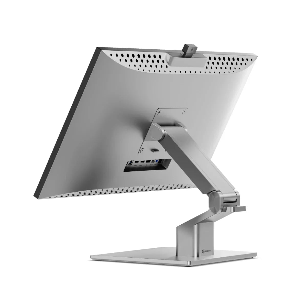 Clarity Fold Touch 27" 4K UHD Monitor with 65W Power Delivery, Webcam, Touchscreen & Fold Stand + Dual 4K Universal Docking Station - DisplayPort Edition