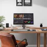 Aspekt 27" Touch Ultimate Home Office Kit with Mac Mini Omni Fold Stand - Silver