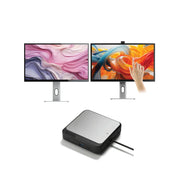 CLARITY 27" UHD 4K Monitor + Clarity Pro Touch 27" UHD 4K Monitor with 65W PD, Webcam and Touchscreen + Dual 4K Universal Docking Station“ HDMI Edition