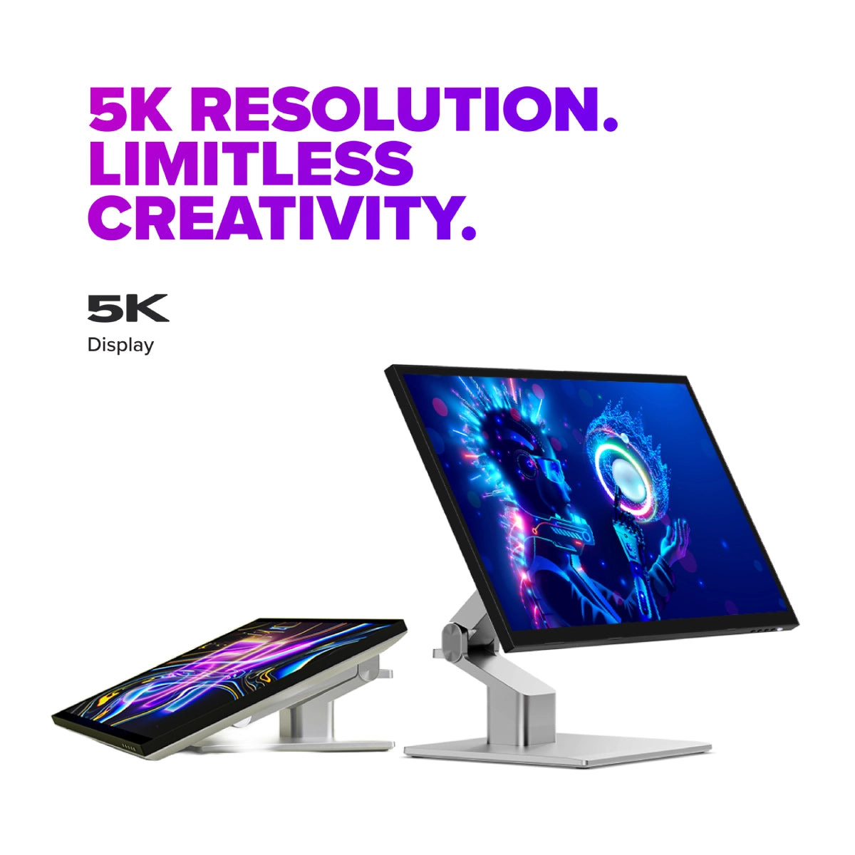Clarity 5K Fold Touch 27" Monitor with USB-C Power Delivery and Touchscreen
