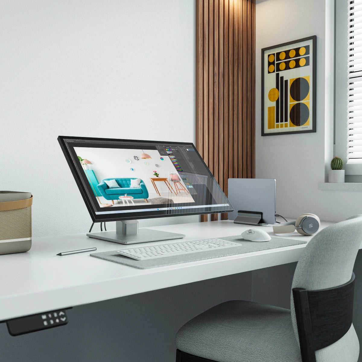 Clarity 5K Fold Touch 27" UHD Monitor with USB-C Power Delivery and Touchscreen