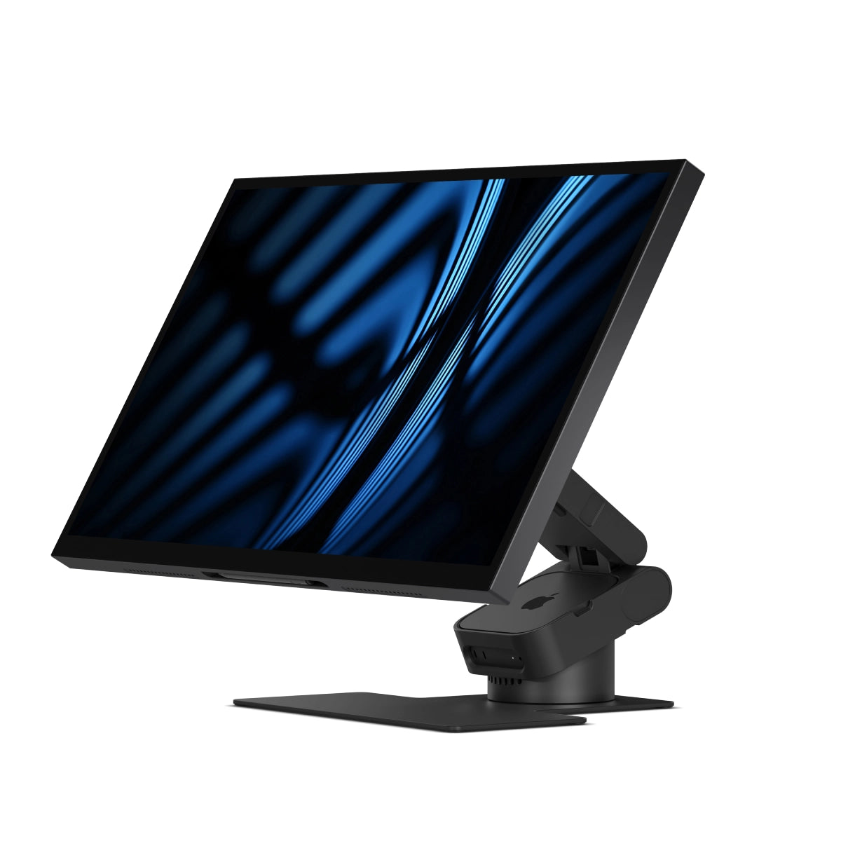 Omni 2-in-1 Fold Stand for Aspekt 32” monitor with Mac Mini (Current Gen)