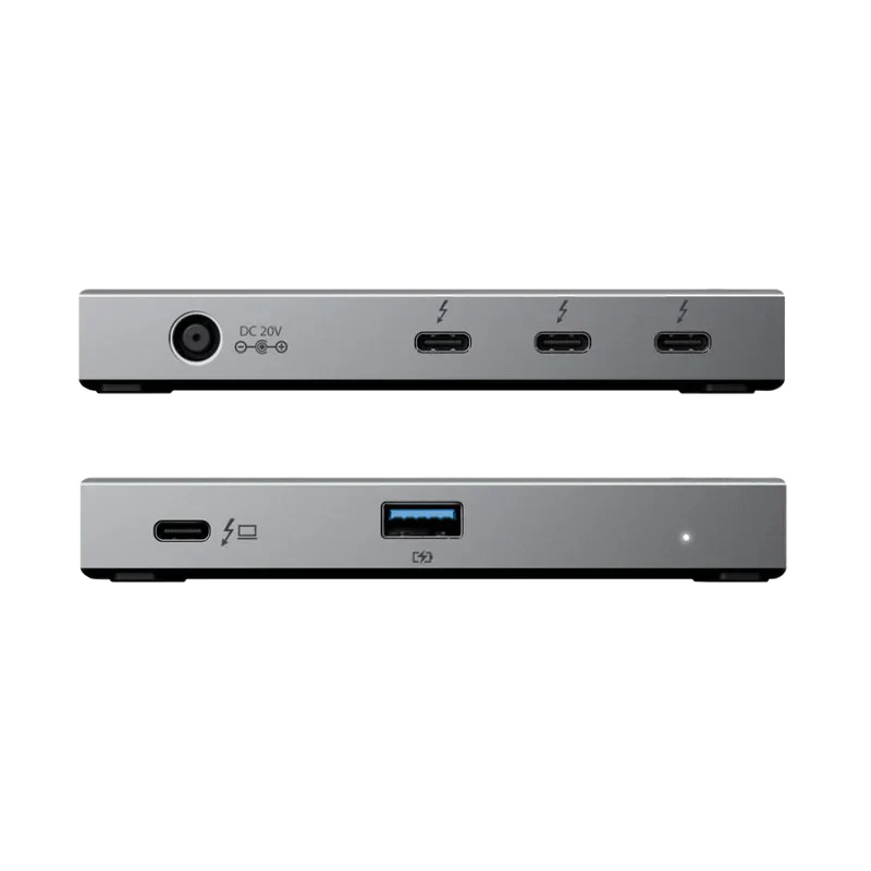 Clarity Fold Touch 27" 4K UHD Monitor with 65W Power Delivery, Webcam, Touchscreen & Fold Stand + Thunderbolt 4 BLAZE Hub